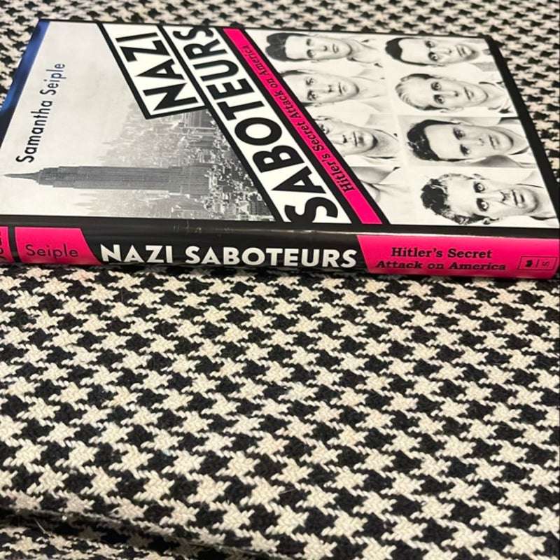 Nazi Saboteurs *like new, 1st edition