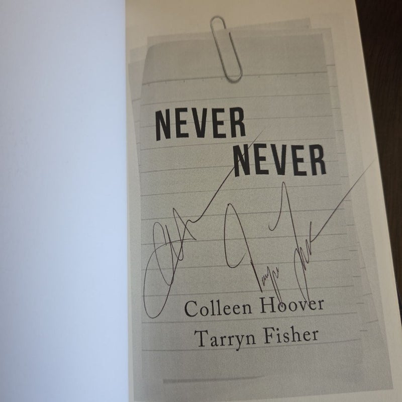 Never Never (signed first edition) Part One