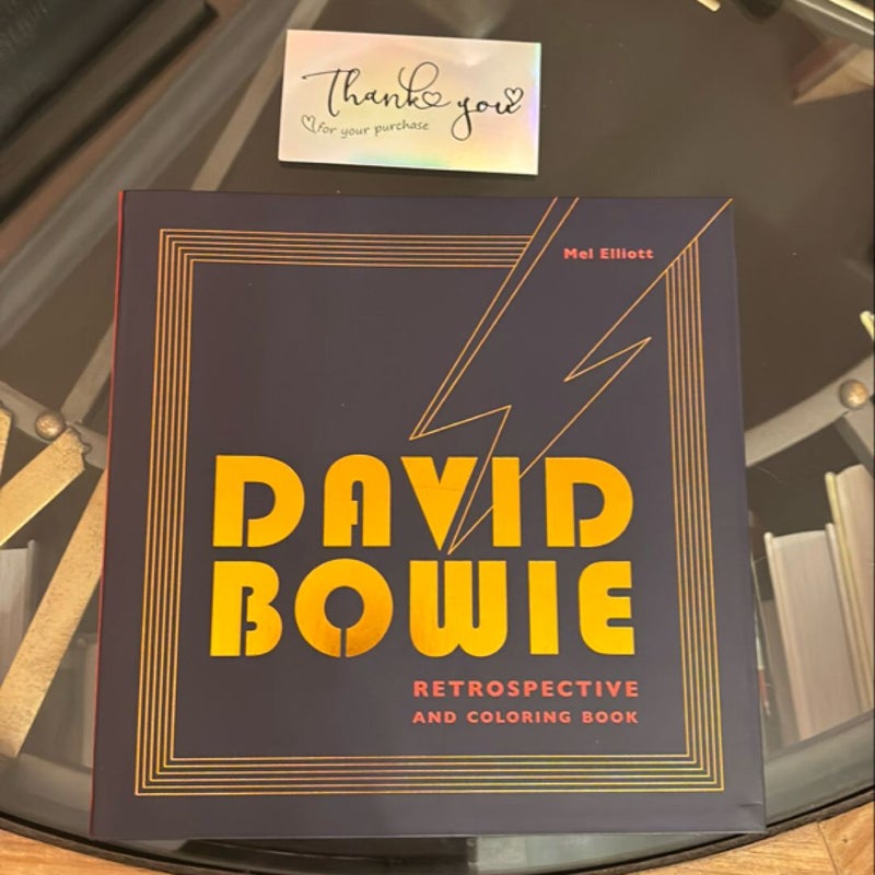 David Bowie Retrospective and Coloring Book