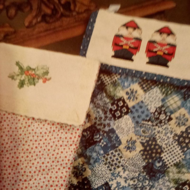Stockings and Jars Cross Stitch Pattern