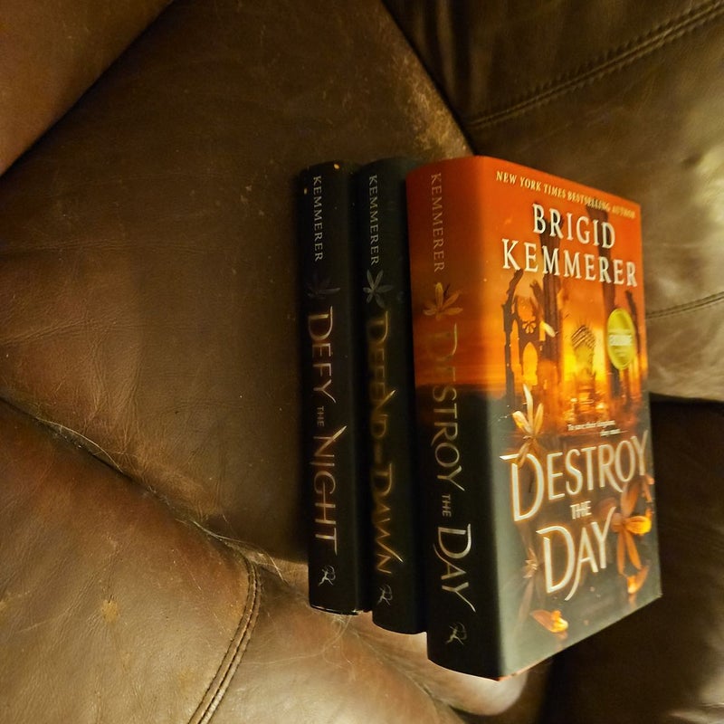 Defy the Night, Destroy the Day signed b&n exclusive and defend the dawn
