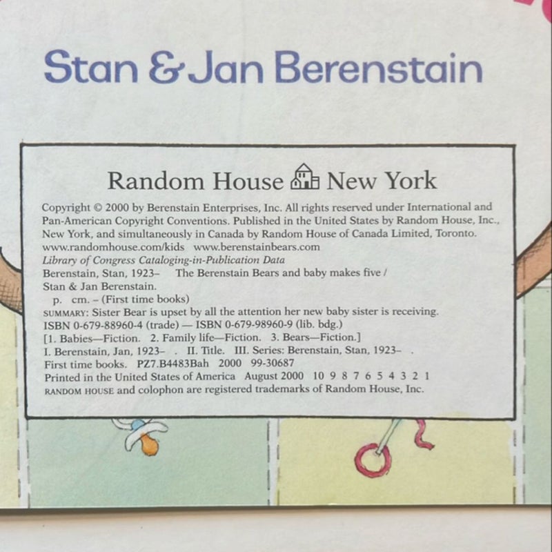 The Berenstain Bears and Baby Makes Five