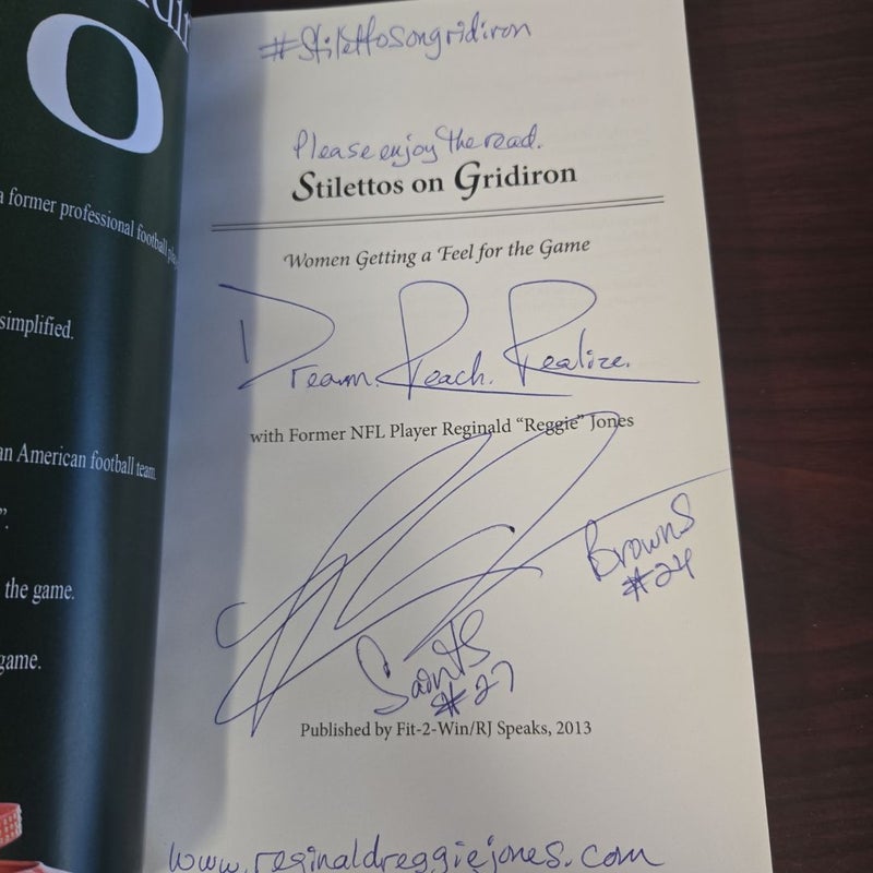 Stilettos on Gridiron - signed copy