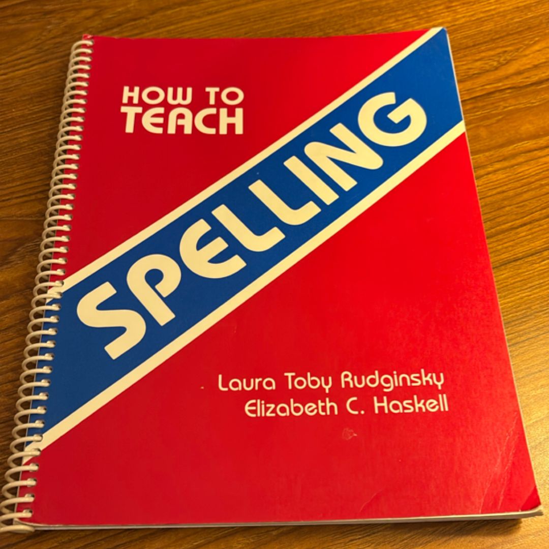 How to Teach Spelling