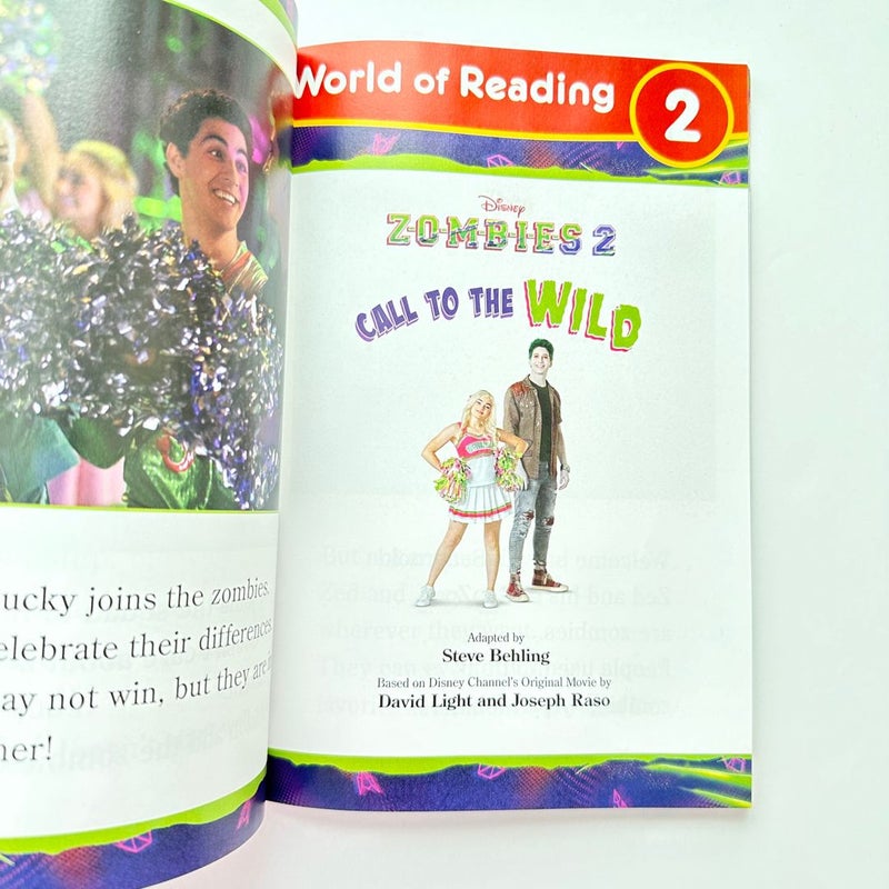 Disney Zombies 3 Stories in 1 book, World of Reading, Early Reader