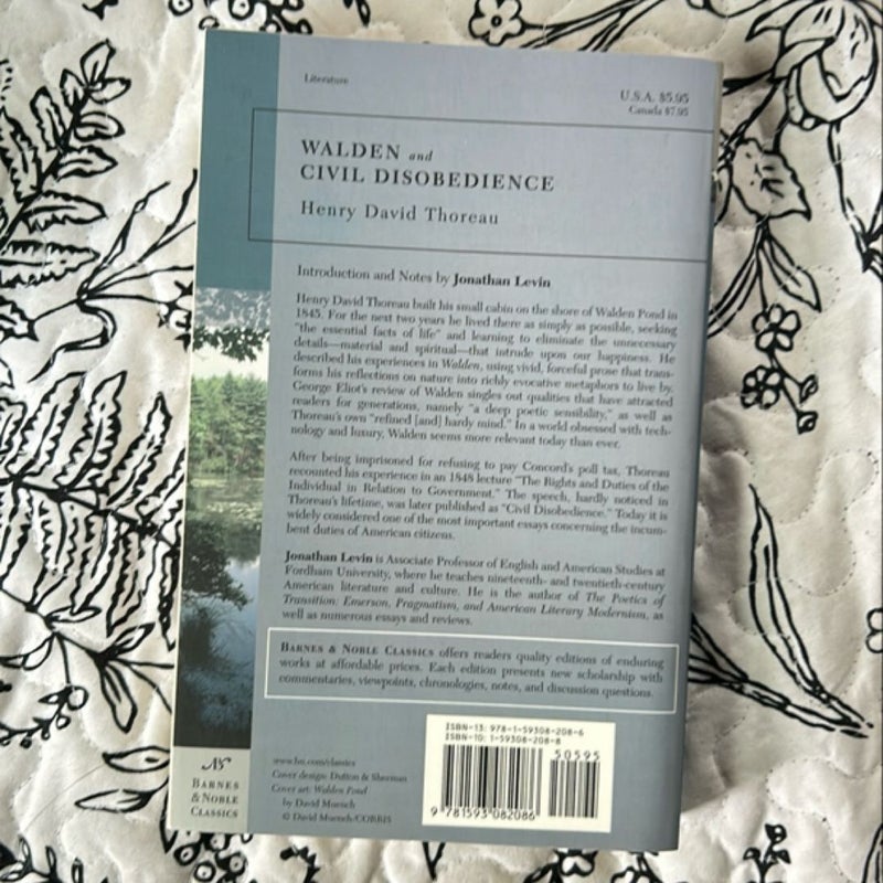 Walden and Civil Disobedience