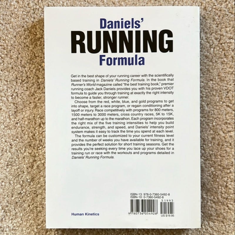 Daniels' Running Formula