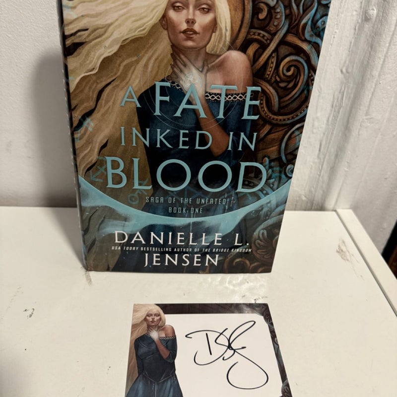 A Fate Inked in Blood SIGNED