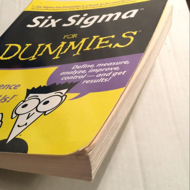 Six Sigma for Dummies