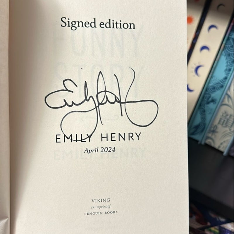 Funny Story Signed Waterstones Edition