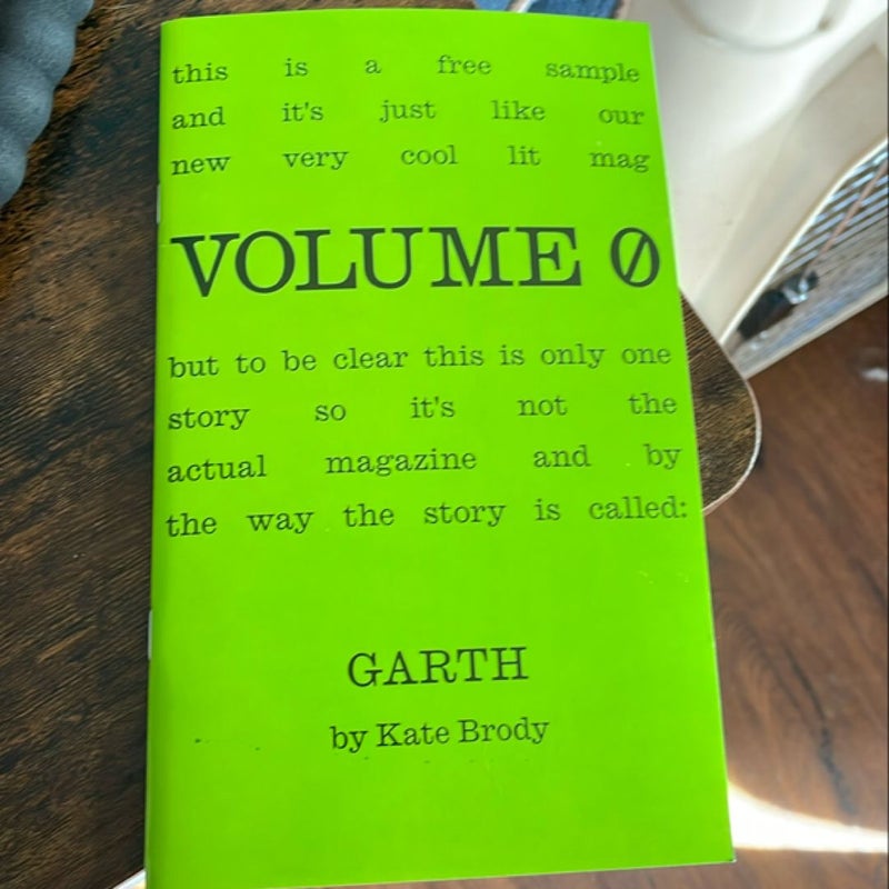 Volume 0 Garth 