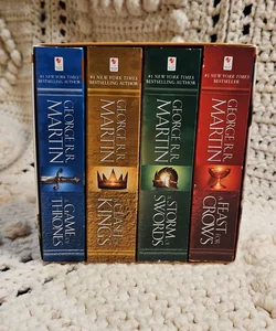 George R R Martins A Game Of Thrones 5 Book Boxed Set Song Of Ice And