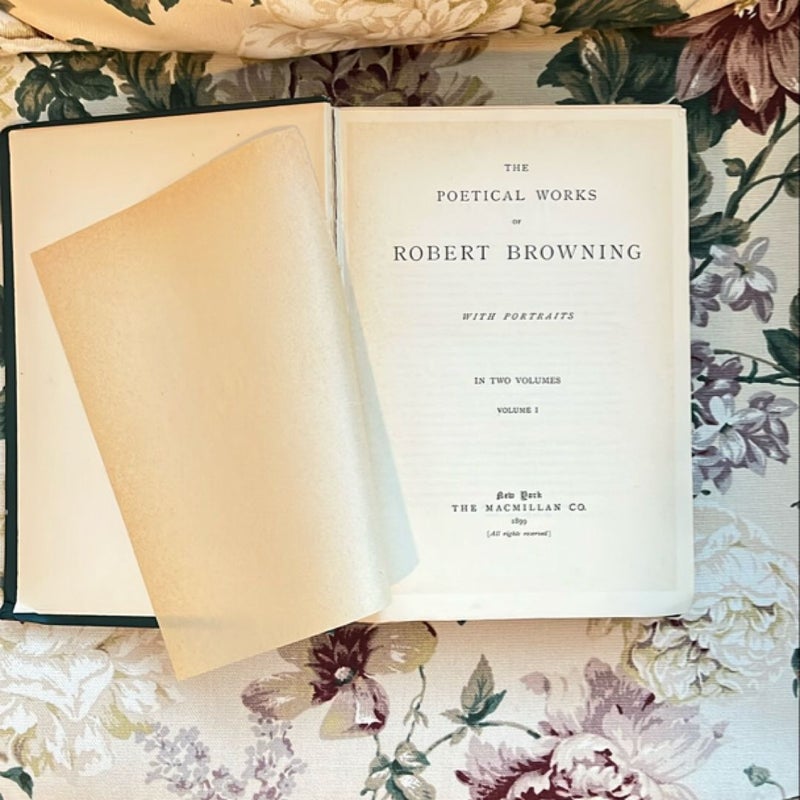 The Poetical Works of Robert Browning