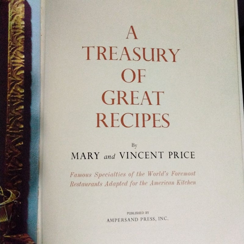 A Treasury Of Great Recipes