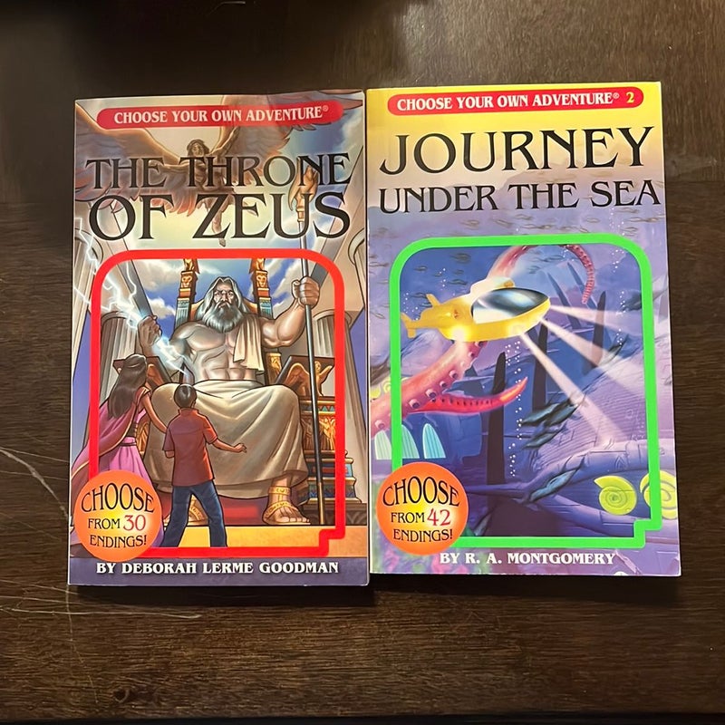 Throne of Zeus and Journey Under the Sea