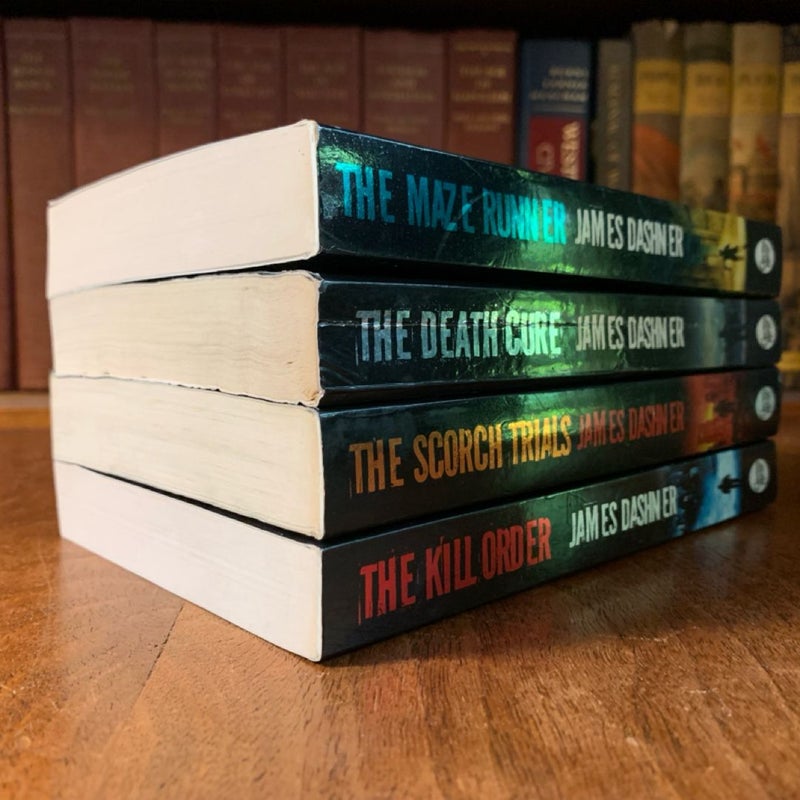 The Maze Runner Collection Box Set (UK): The Maze Runner, Scorch Trials, Death Cure, Kill Order