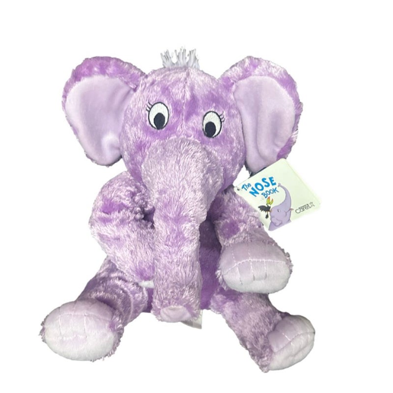 NWT Kohl’s Cares Retired Plush. The Nose Book Purple Elephant 