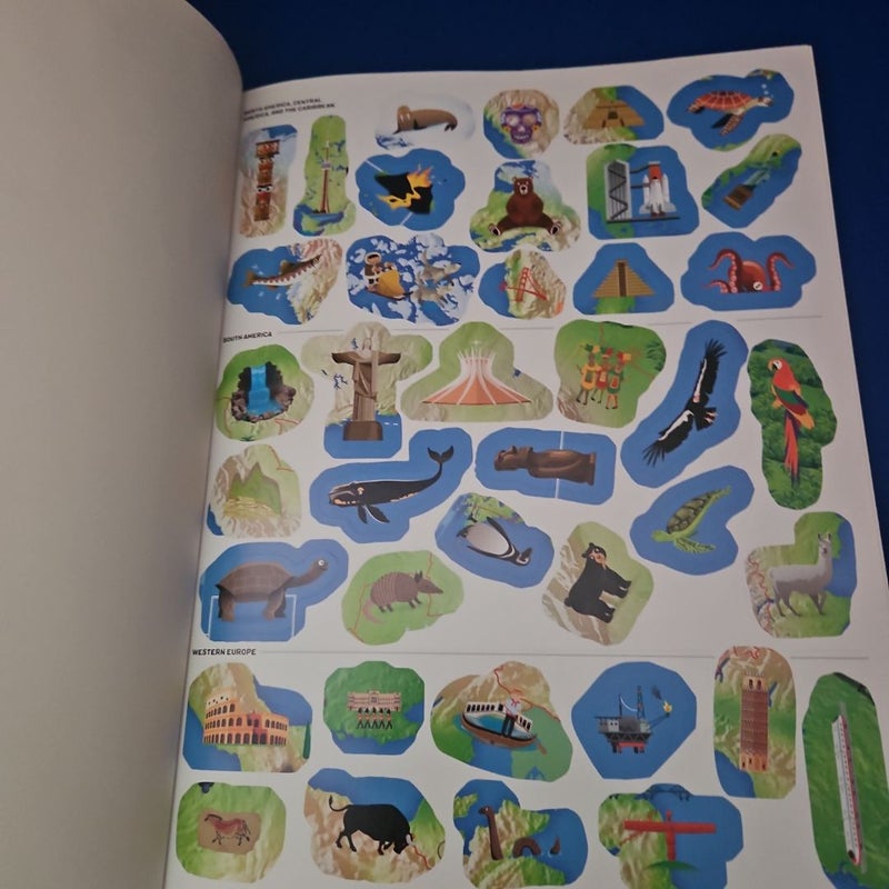 Atlas of the World STICKER BOOK