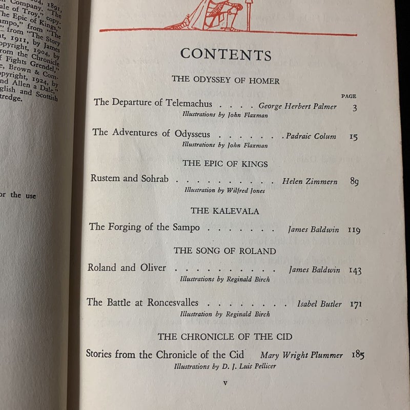 1957 The Junior Classics Set Vol 1-10