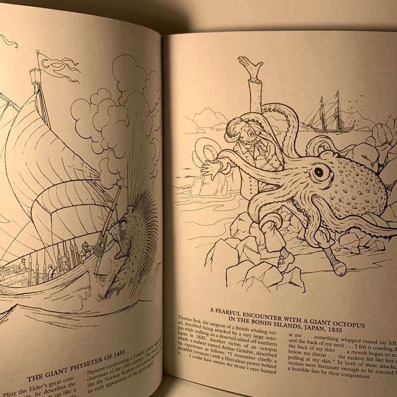 Sea Monsters Coloring Book