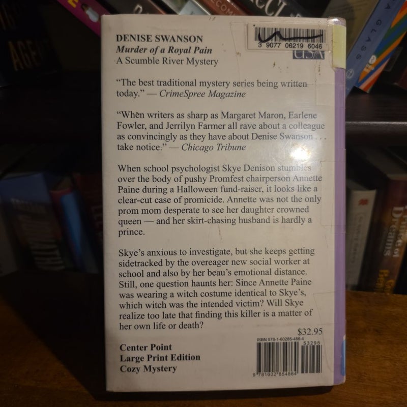 LARGE PRINT Murder of a Royal Pain, Scumble River 11 of 19 (EX-LIBRARY)
