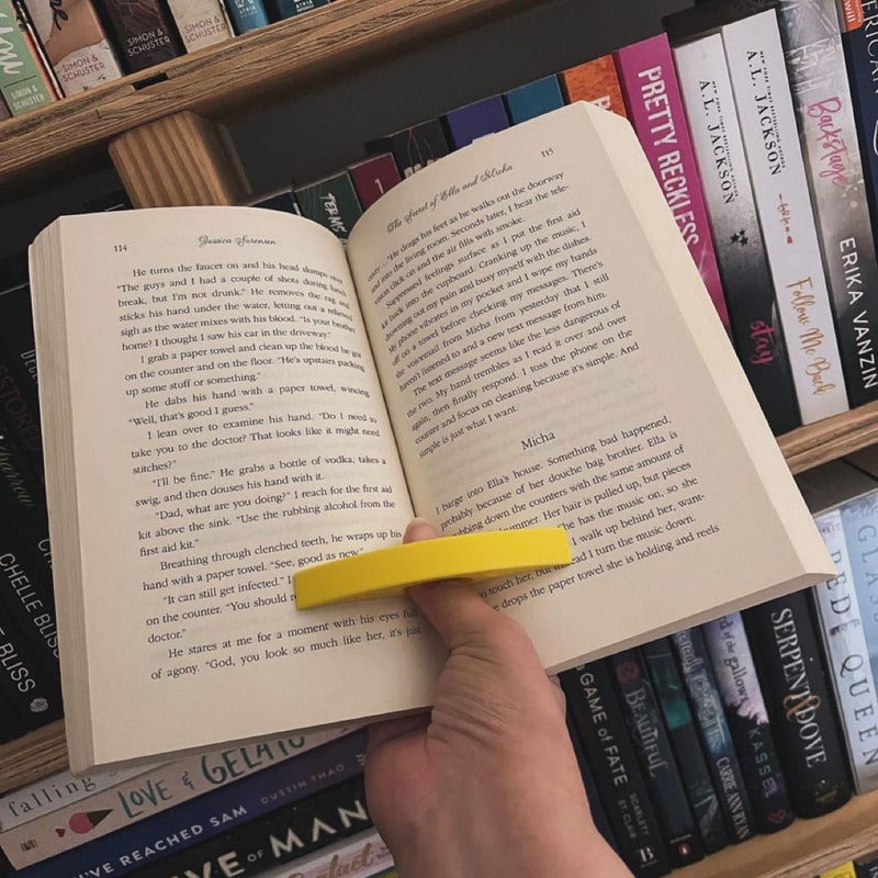 3D printed page holders 