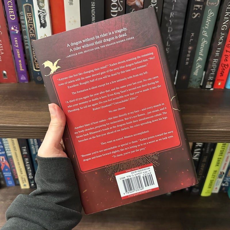 Fourth Wing by Rebecca Yarros *HOLIDAY EDITION*