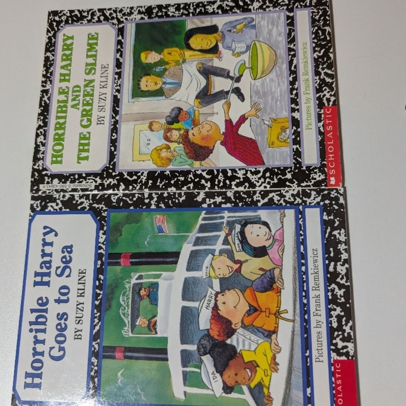 Lot of 6 Horrible Harry Books