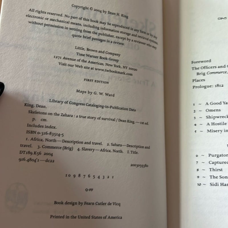 Skeletons on the Zahara (FIRST EDITION)