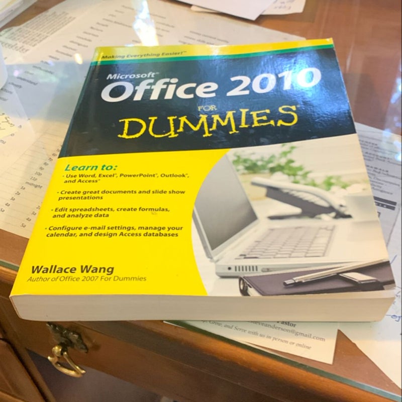 Office 2010 for Dummies