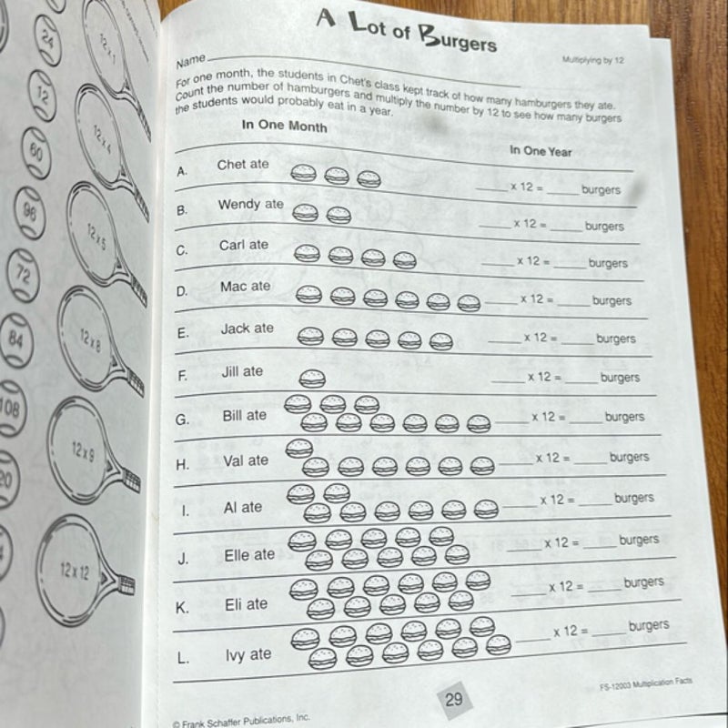 Multiplication Facts