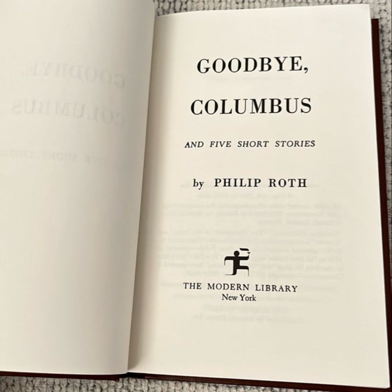 Goodbye, Columbus and Five Short Stories