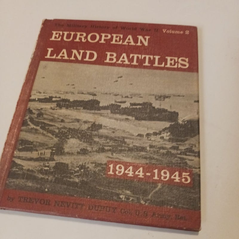 European  Land Battles 1944-1945 vol 2