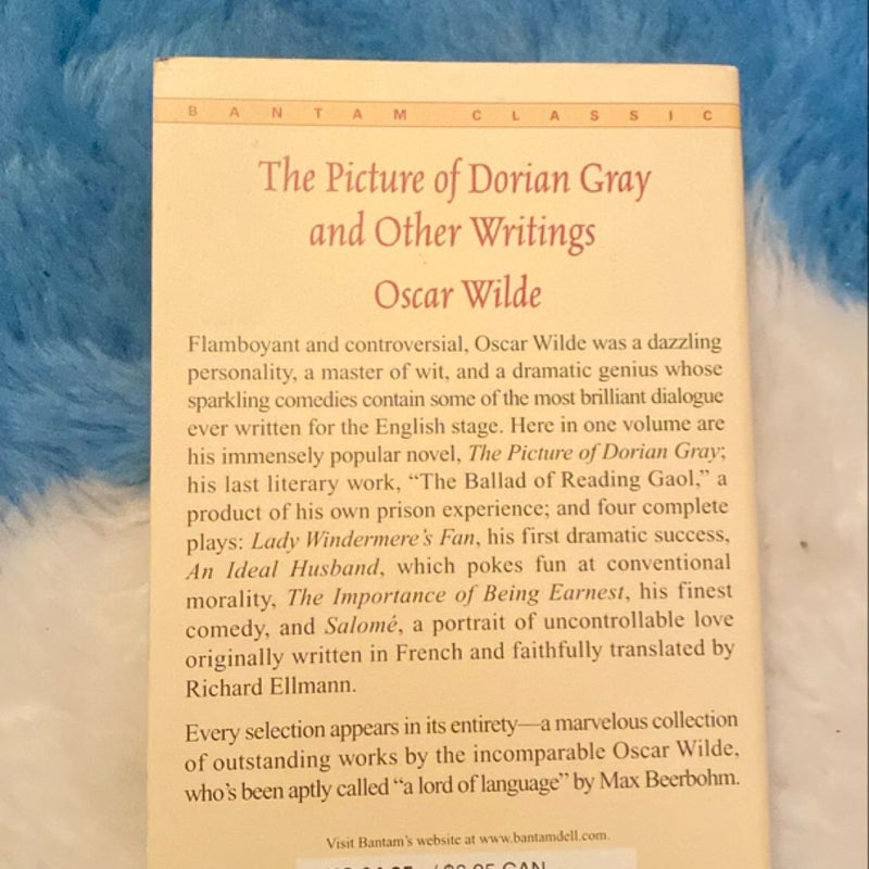 The Picture of Dorian Gray and Other Writings