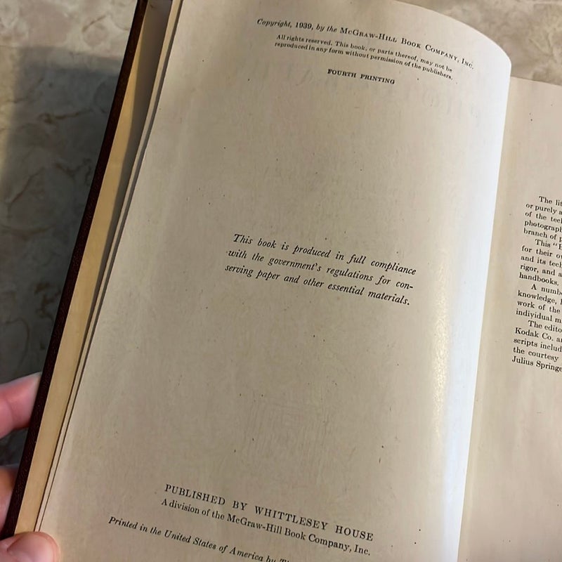 Handbook of Photography 