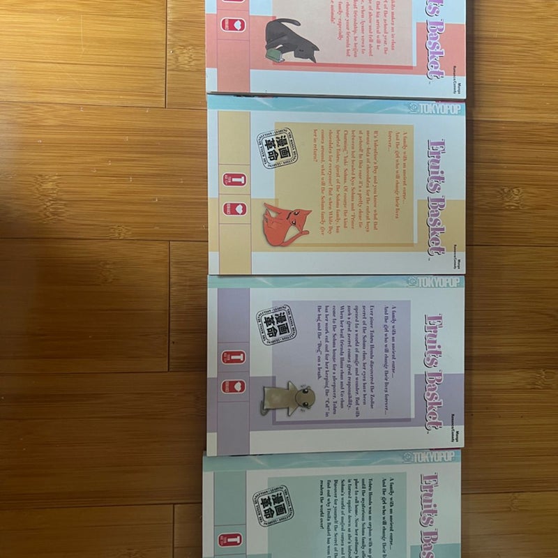 Fruits Basket Volume 1-4