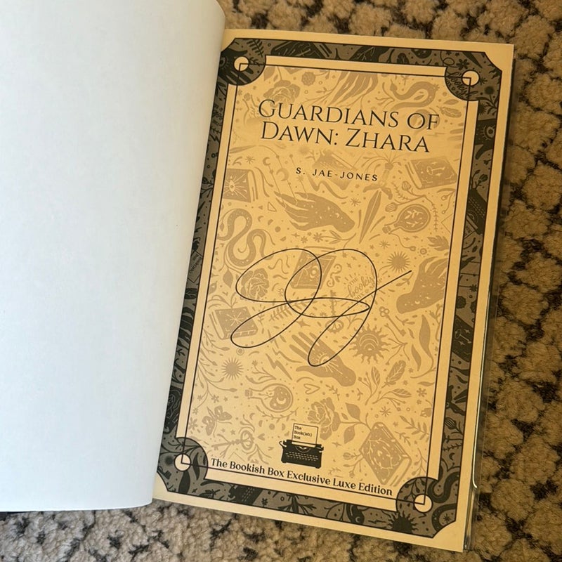 Zhara (Guardians of Dawn) SIGNED by author