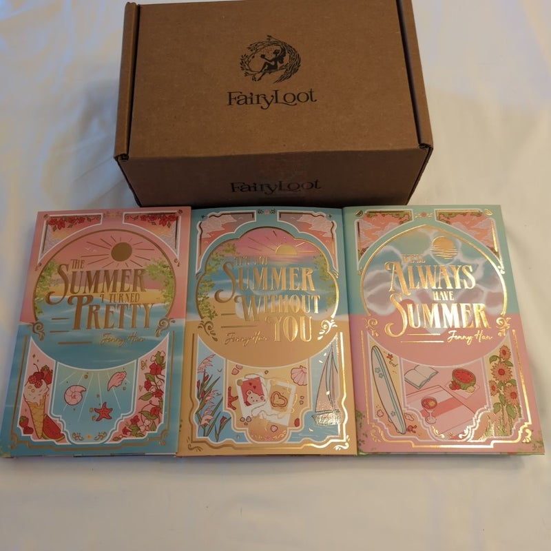 **FAIRYLOOT SIGNED EXCLUSIVE** The Summer I Turned Pretty Trilogy 