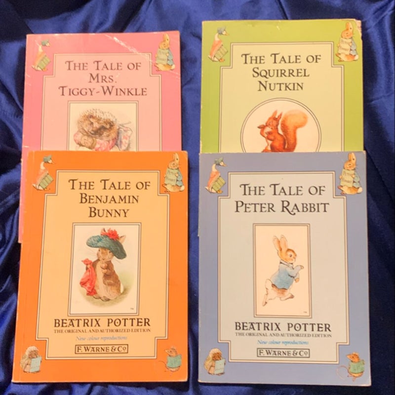 Beatrix Potter Tales - lot of 4