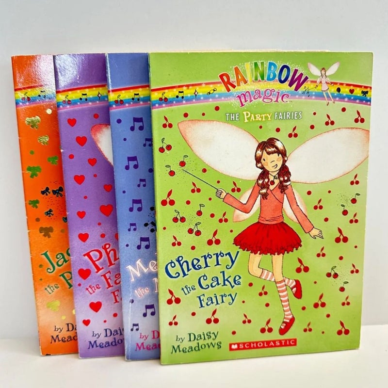 Rainbow Magic, The Party Fairies, 4 books