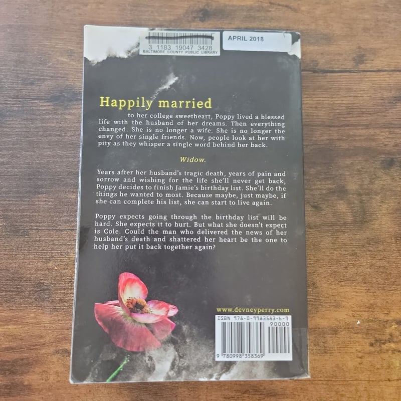 The Birthday List (Ex-Library Copy)