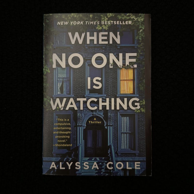 When No One is Watching: A Thriller [Book]