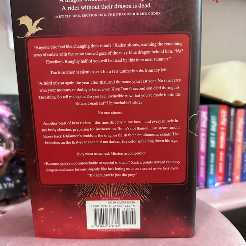 Fourth Wing Holiday Edition Book