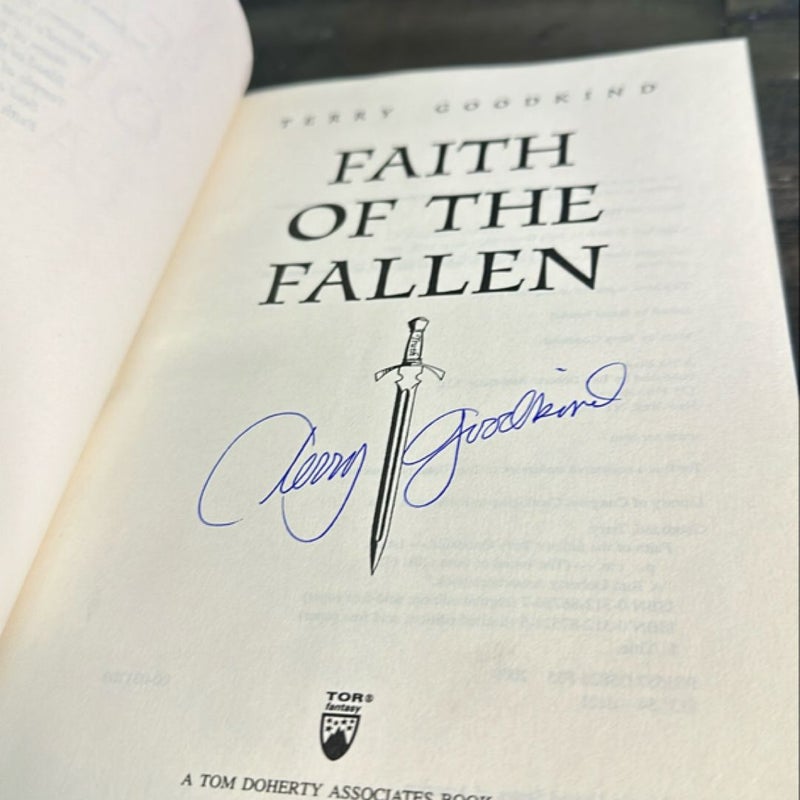 Faith of the Fallen (signed 1st/2nd)