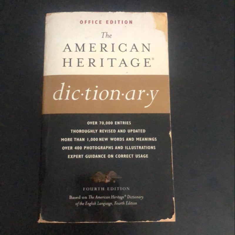 The American Heritage Dictionary