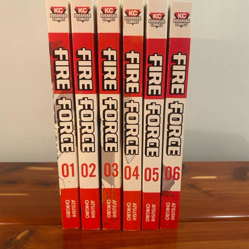 Fire Force volumes 1 - 6