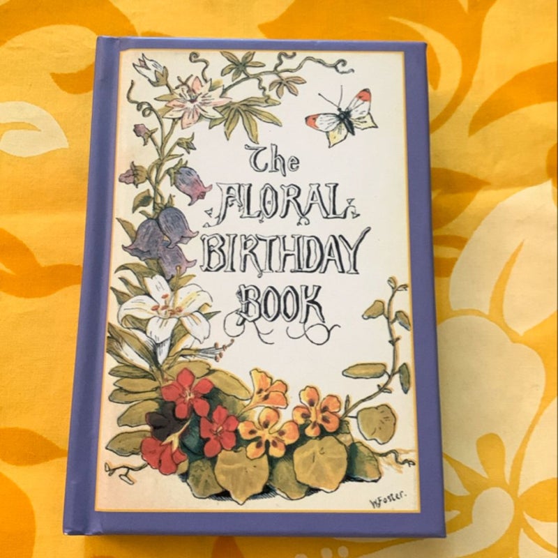 Floral Birthday Book