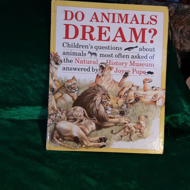 Do Animals Dream?