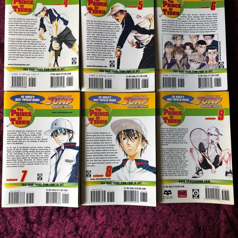 The Prince of Tennis, Vol. 1-9