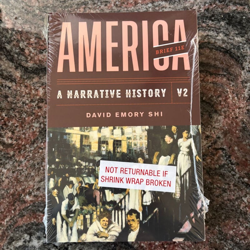 America: a Narrative History, 11th Edition (Brief Volume 2) + Reg Card